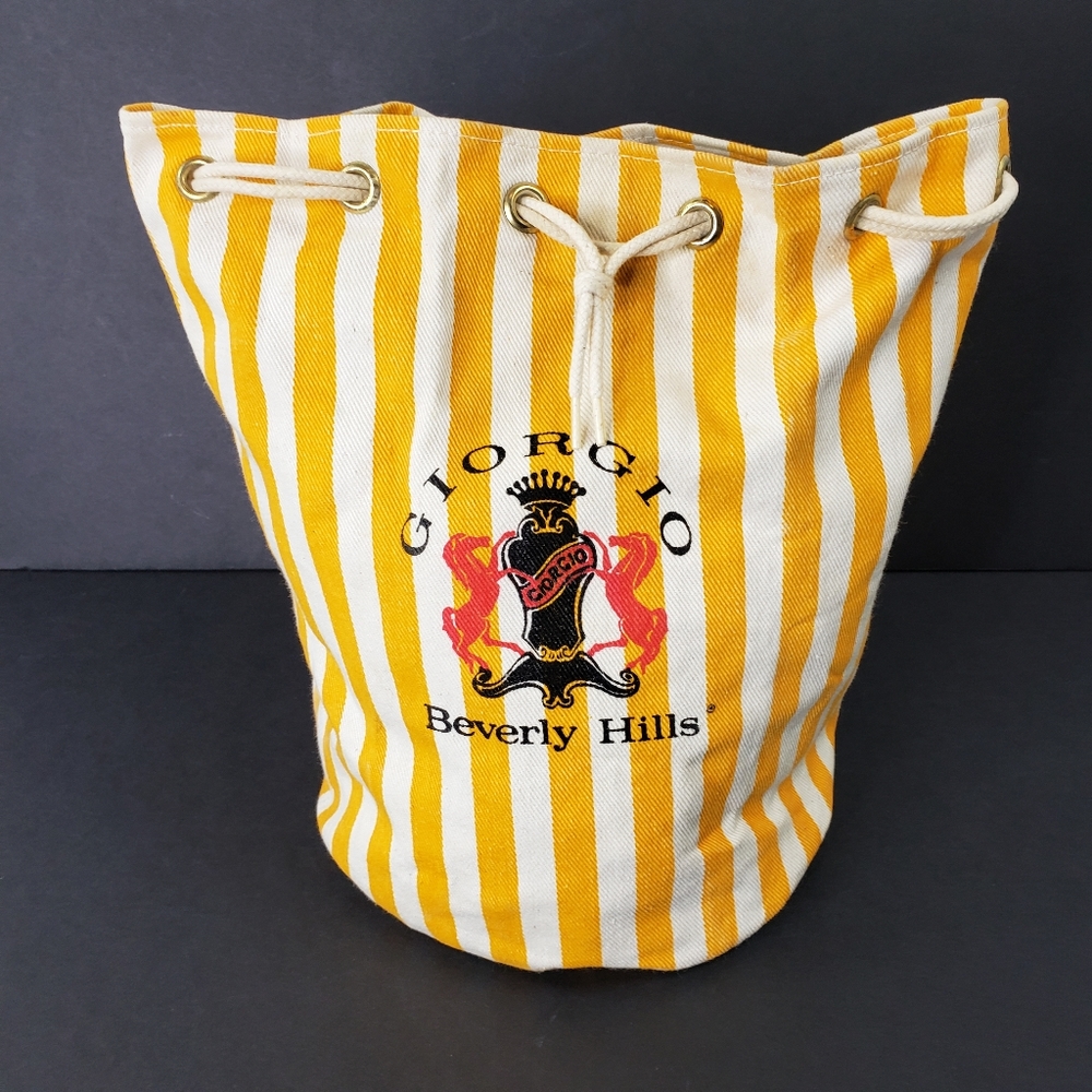 Iconic Giorgio Beverly Hills Drawstring Bag
